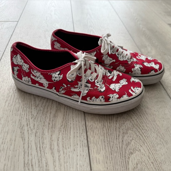 Vans X Disney 101 Dalmatians Authentic Low-Top Sneakers 6.5M / 8W - Picture 4 of 7
